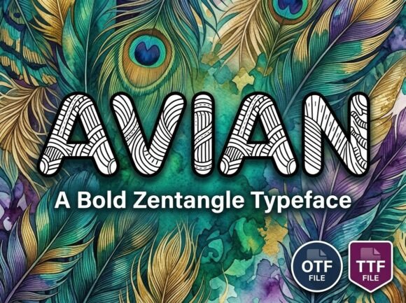Avian: A Display Typeface That Lifts Brand Identity