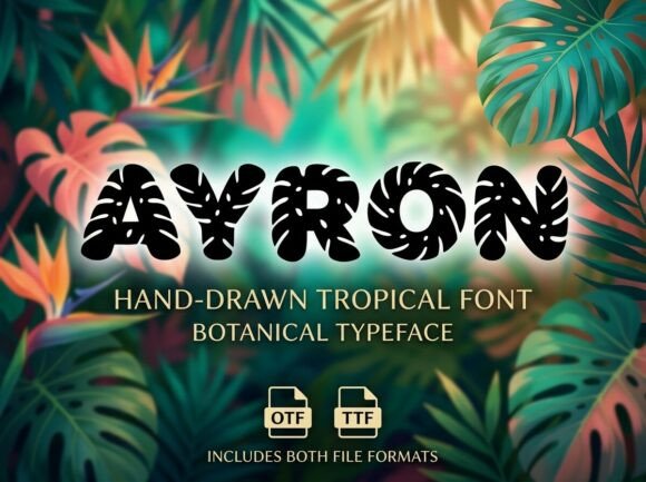 Ayron: A Display Font That Commands Editorial Attention