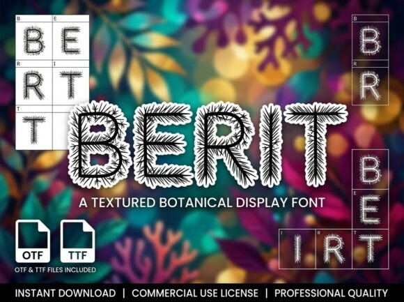 Berit: A Display Typeface with Wild-and-Wintery Soul