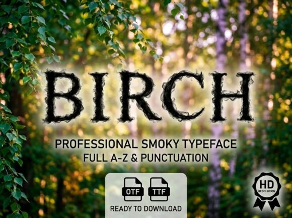 Birch: A Distinctive Display Font for Editorial Impact