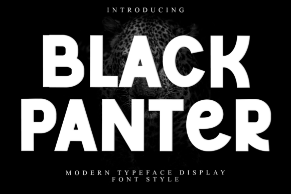 Black Panter: A Display Typeface That Anchors Editorial Mood