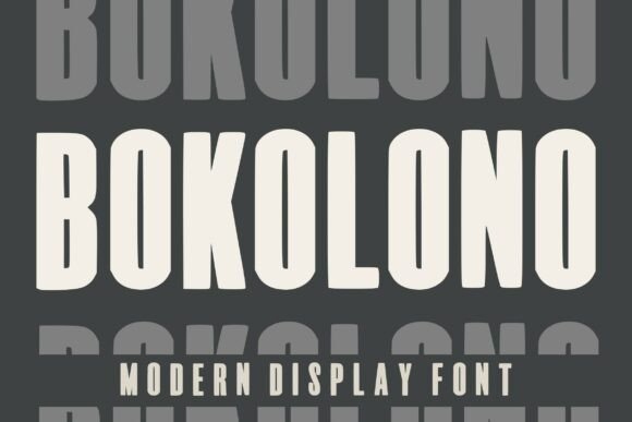 Bokolono: A Bold, Modern Display Font That Elevates Your Brand