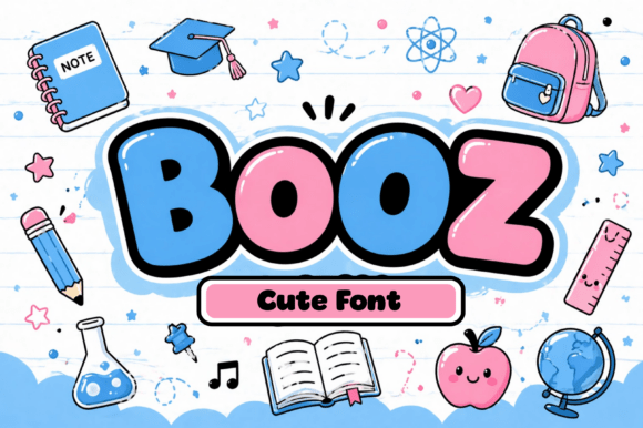 Booz Font: A Playful Display Typeface for Memorable Branding