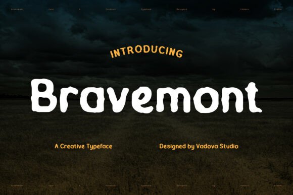 Bravemont: A Display Font That Gives Small Brands Real Personality