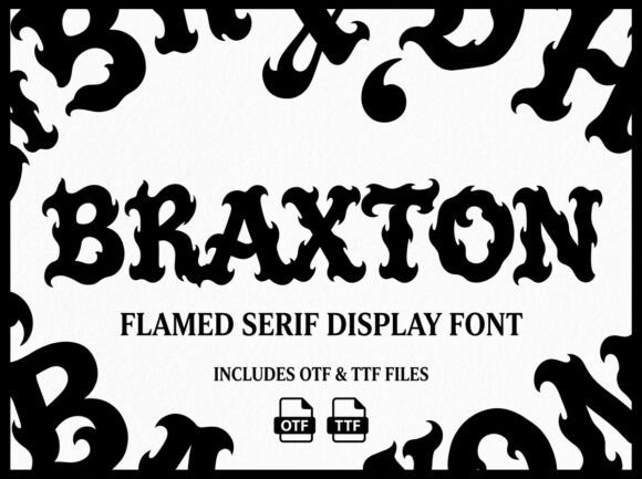 Braxton: A Standout Display Font for Small Business Branding