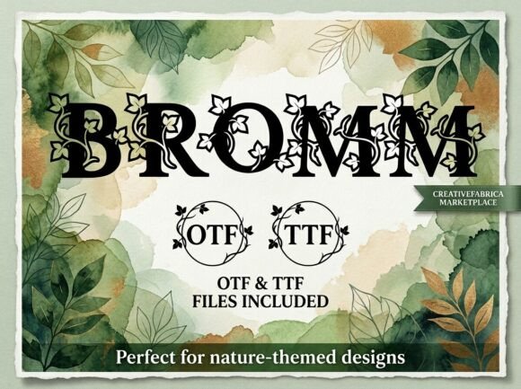 Bromm: A Display Font That Anchors Editorial Mood
