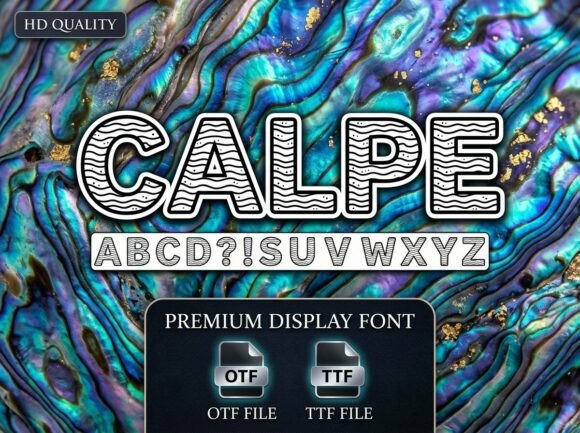Calpe: A Bold Display Font for Scroll-Stopping Marketing
