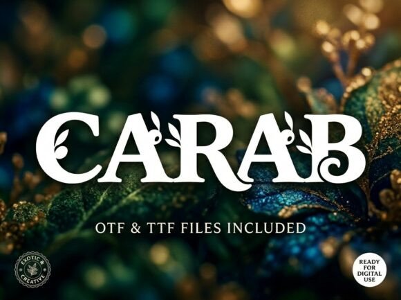 Carab: A Display Font That Commands Attention—Thoughtfully