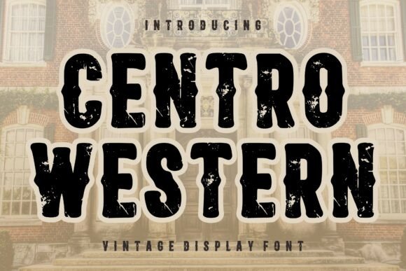 Centro Western: A Bold Display Font for Authentic Brand Identity