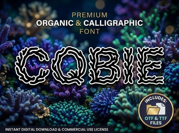 Cobie: A Display Font That Breathes Like the Sea
