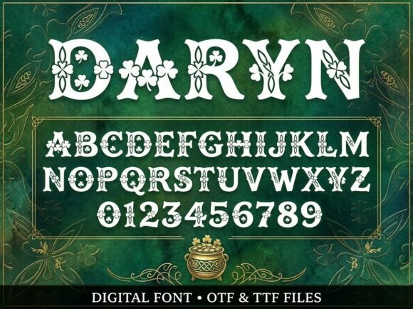 Daryn: A Standout Display Font for Digital Branding