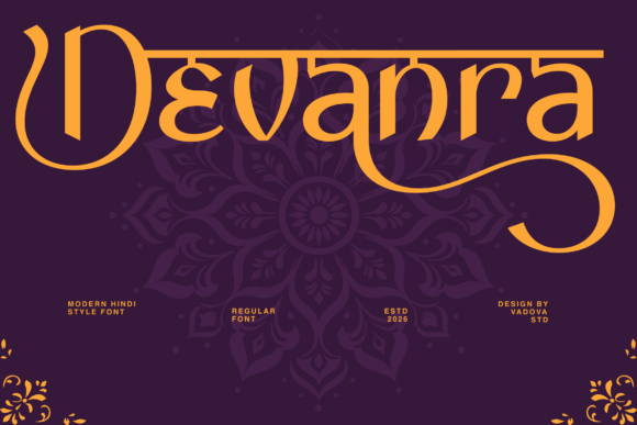 Devanra: A Modern Hindi Display Typeface for Digital Branding