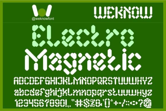 Electro Magnetic: A Display Font That Sparks Creative Energy