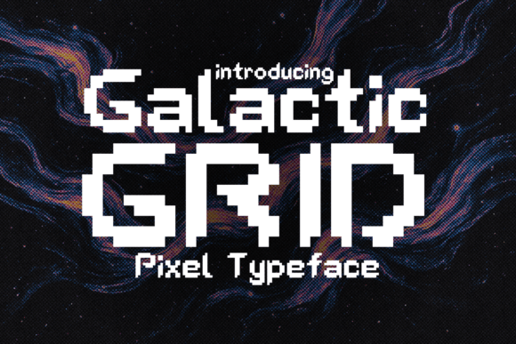 Galactic Grid: A Futuristic Display Font for Crafters