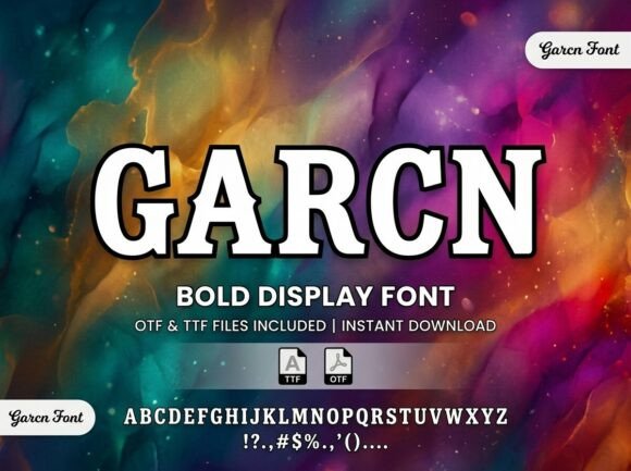 Garcn: A Display Serif That Commands Digital Attention