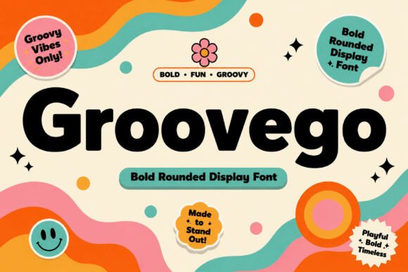 Groovego: A Bold Display Font for Editorial Energy