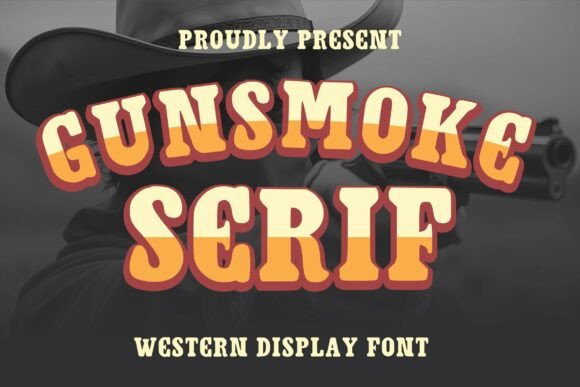 Gunsmoke Serif: A Bold Display Font for Western-Inspired Brand Campaigns