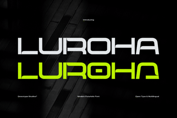 Luroha: A Bold Display Typeface for Handmade Brands