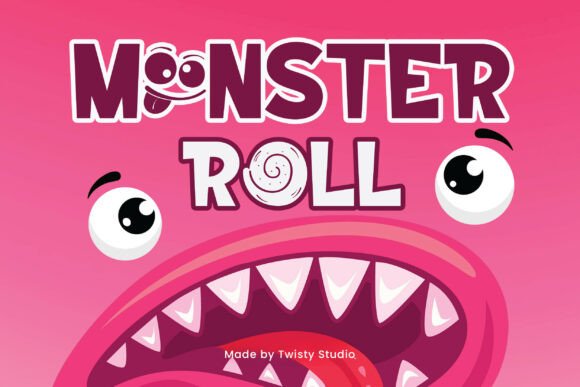 Monster Roll: A Playful Display Font for Bold Digital Branding