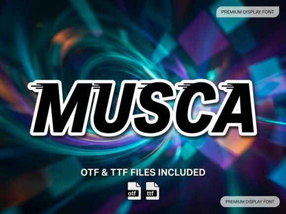 Musca: A Bold Display Typeface That Elevates Your Brand