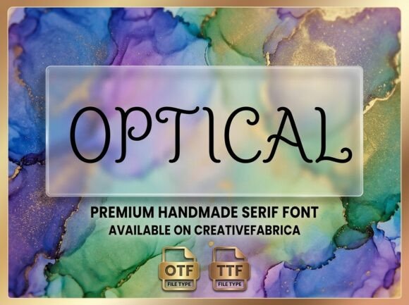 Optical: A Handmade Serif Display Font for Thoughtful Editorial Design