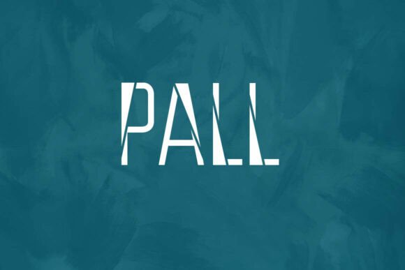 Pall Mega Family: A Futuristic Display Typeface for Editorial Design