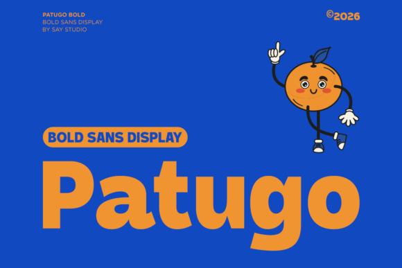 Patugo: A Bold Display Font That Makes Your Brand Instantly Memorable