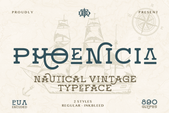 Phoenicia: A Nautical Vintage Typeface That Anchors Brand Identity