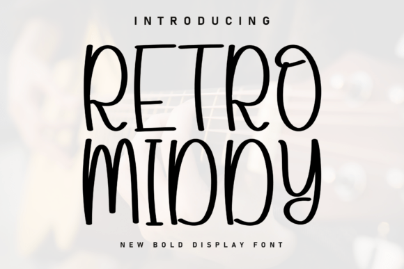 Retro Middy: A Handwritten Display Font with Warm, Sporty Charm