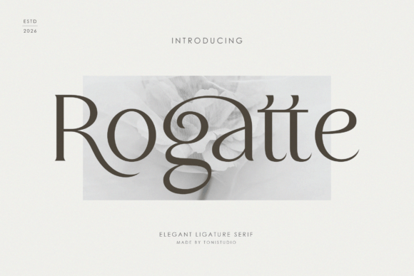 Rogatte: A Display Font That Elevates Real Small Business Branding