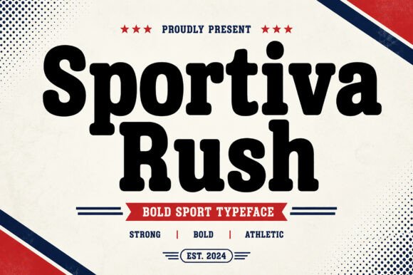 Sportiva Rush: A Display Font with Athletic Soul