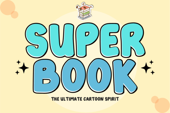 Super Book: A Bold Display Font for Playful Brand Identity