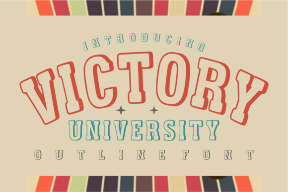 Victory University: A Bold Display Font for Editorial Impact
